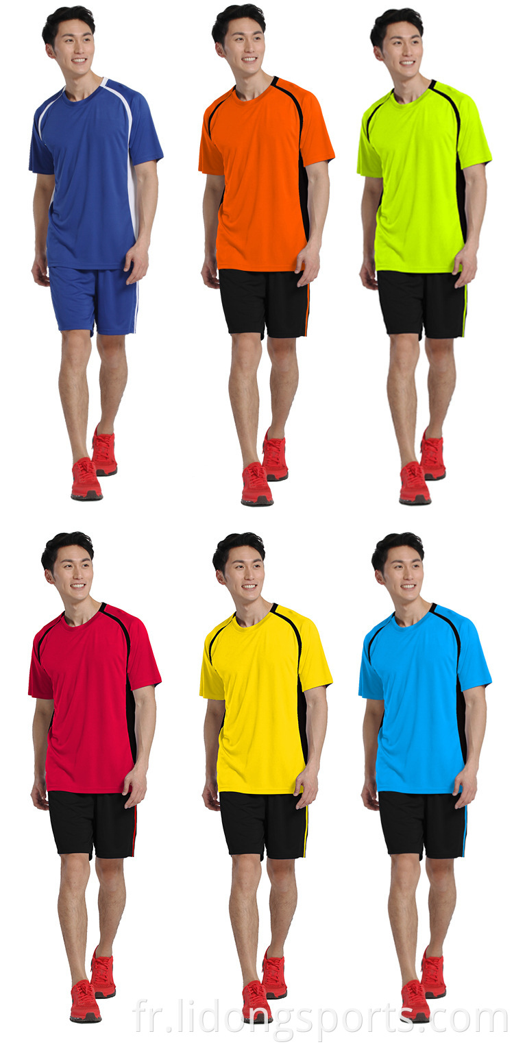 Impression numérique Jersey Uniforms de football vierges bon marché Soccer de football